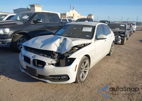 2018 BMW 330E Iperformance z USA, uszkodzony, nr VIN WBA8E1C51JA758438